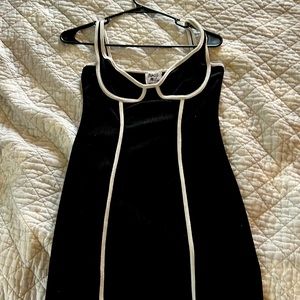 Princess Polly Black and White Cocktail Dress Size 6